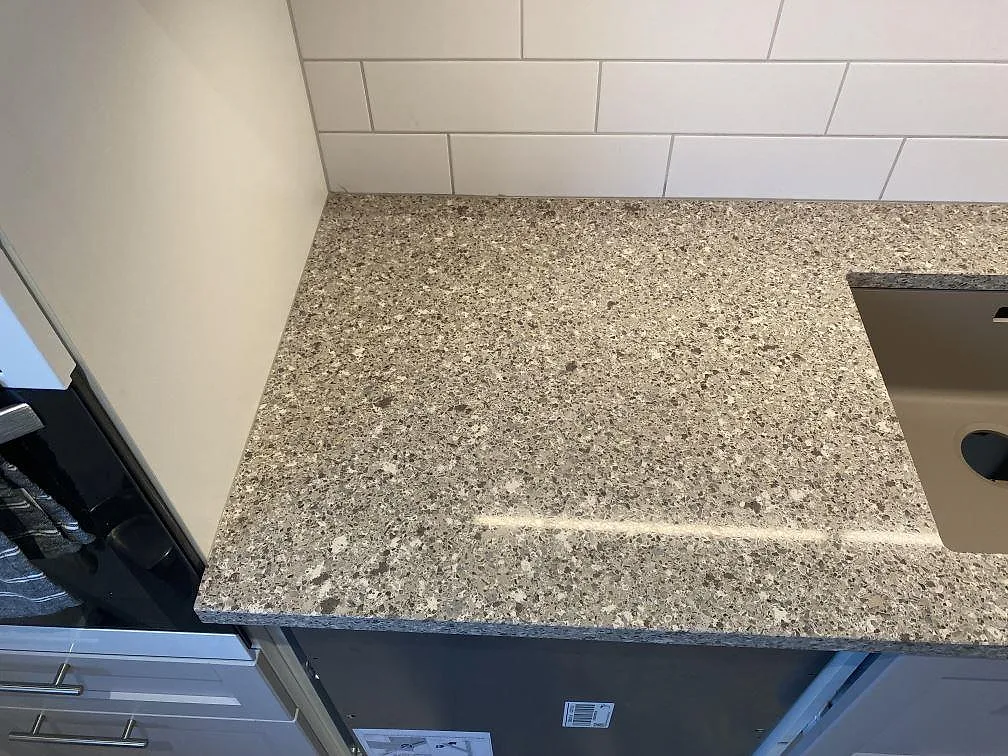Køkkenbordplade i Silestone Alpina White, Malmö – billede 7
