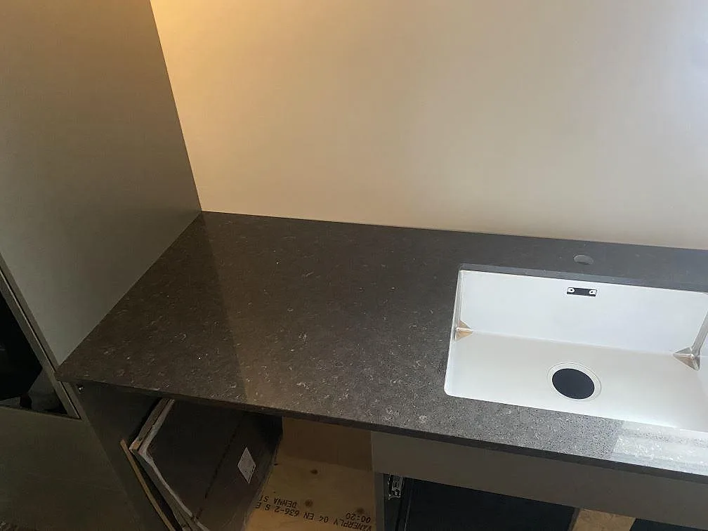 Køkkenbordplade i Silestone Arden Blue, Nättraby – billede 8