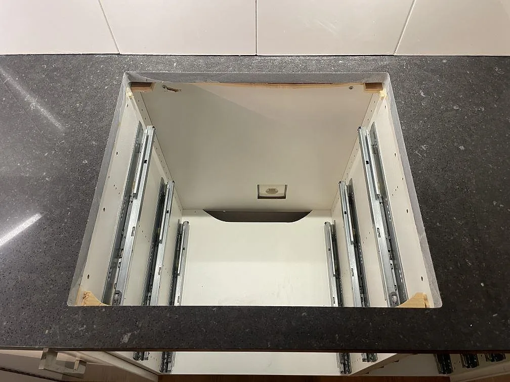 Køkkenbordplade i Silestone Arden Blue, Stockholm – billede 3
