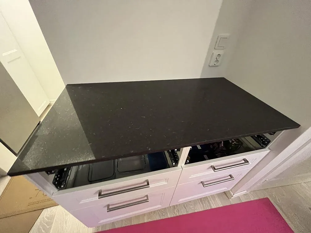Køkkenbordplade i Silestone Arden Blue, Strängnäs – billede 4