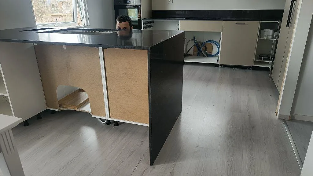 Køkkenbordplade i Silestone Arden Blue, Torslanda – billede 3