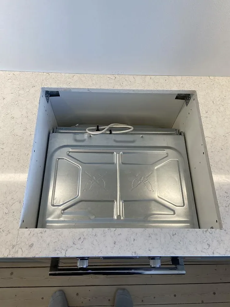 Køkkenbordplade i Silestone Bianco River, Malmö – billede 4