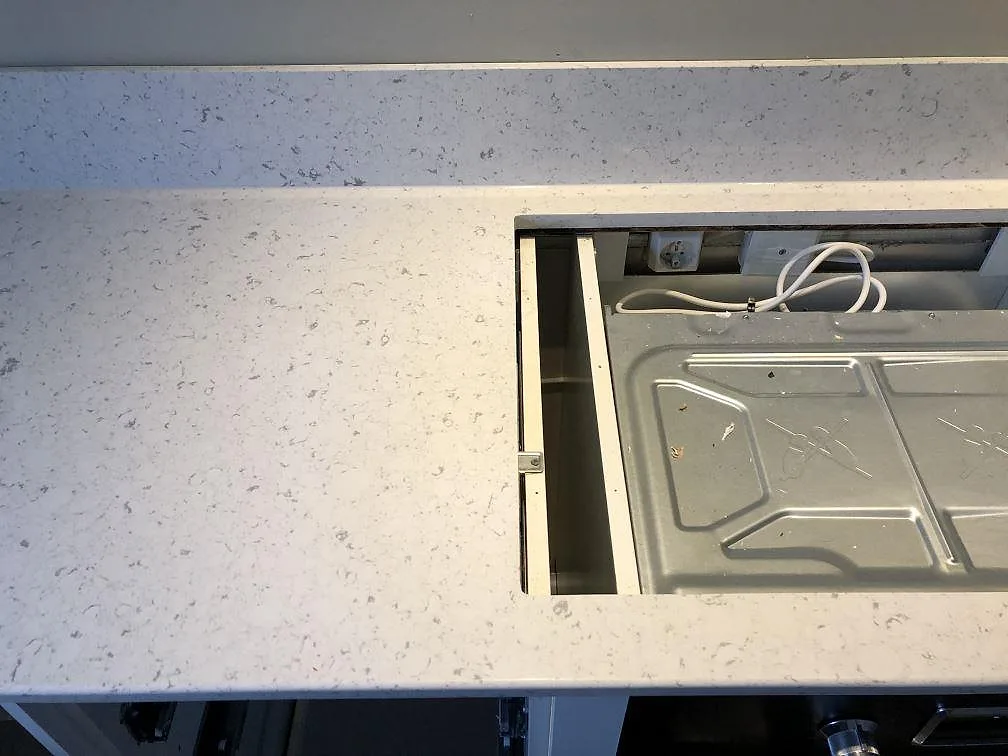 Køkkenbordplade i Silestone Bianco River, Partille – billede 4