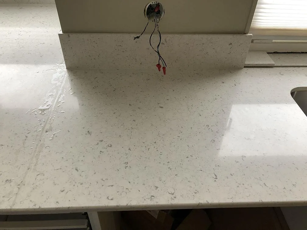 Køkkenbordplade i Silestone Bianco River, Partille – billede 6