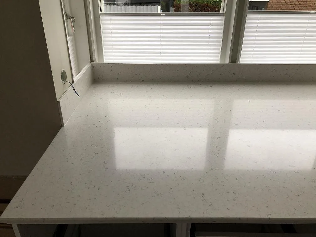 Køkkenbordplade i Silestone Bianco River, Partille – billede 8