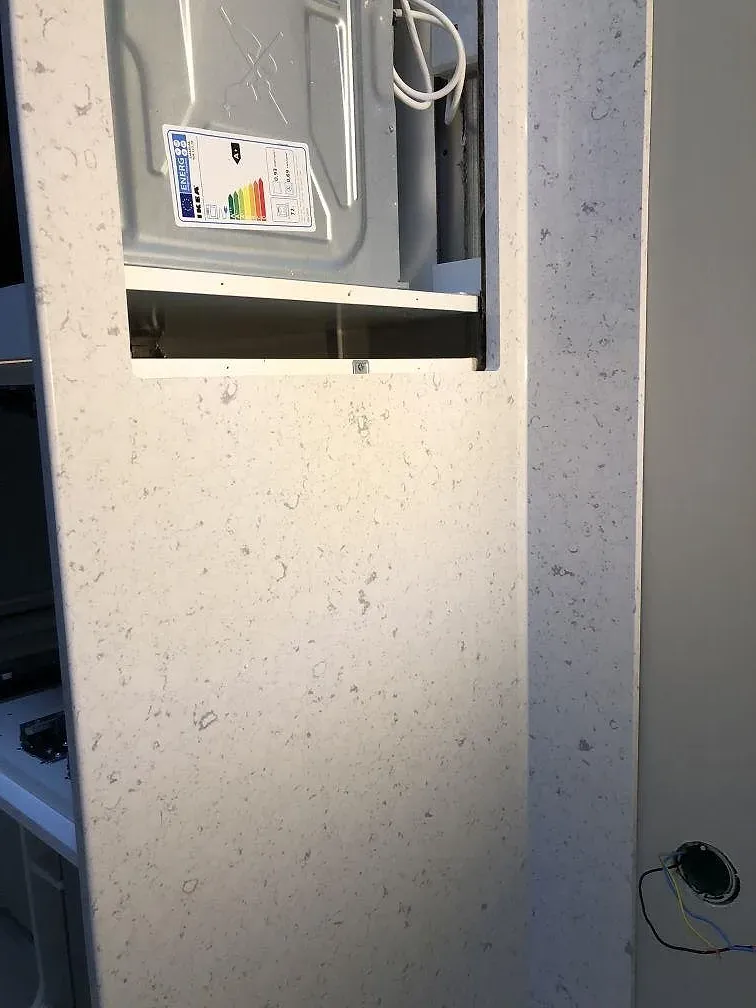 Køkkenbordplade i Silestone Bianco River, Partille – billede 2