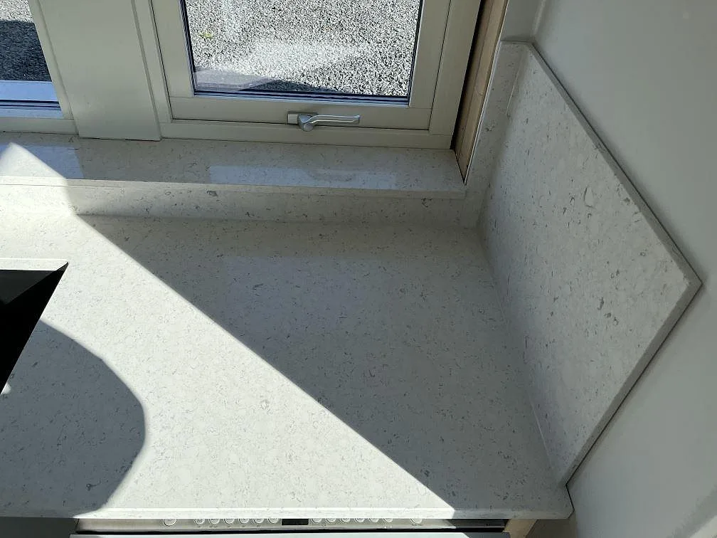 Køkkenbordplade i Silestone Bianco River, Trelleborg – billede 6