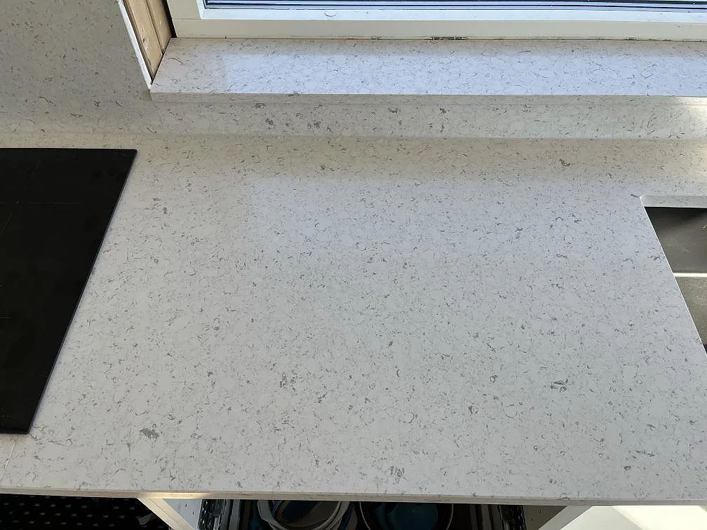 Køkkenbordplade i Silestone Bianco River, Trelleborg – billede 8