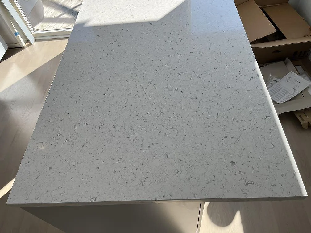 Køkkenbordplade i Silestone Bianco River, Trelleborg – billede 2