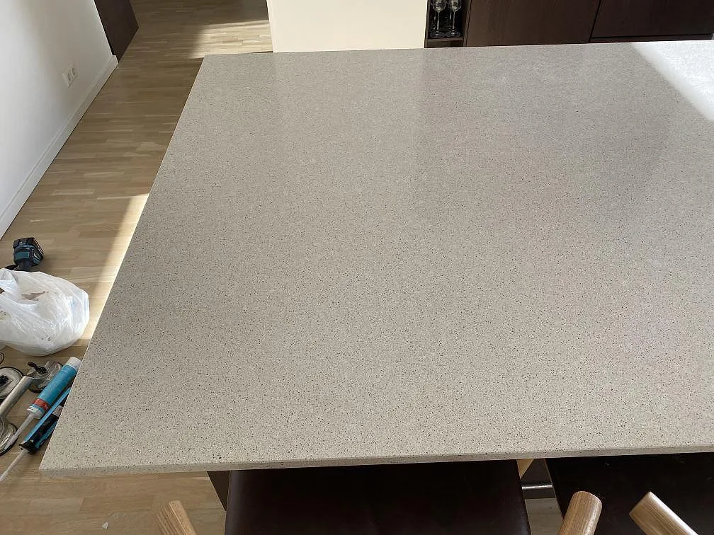 Køkkenbordplade i Silestone Blanco City, Malmö – billede 6