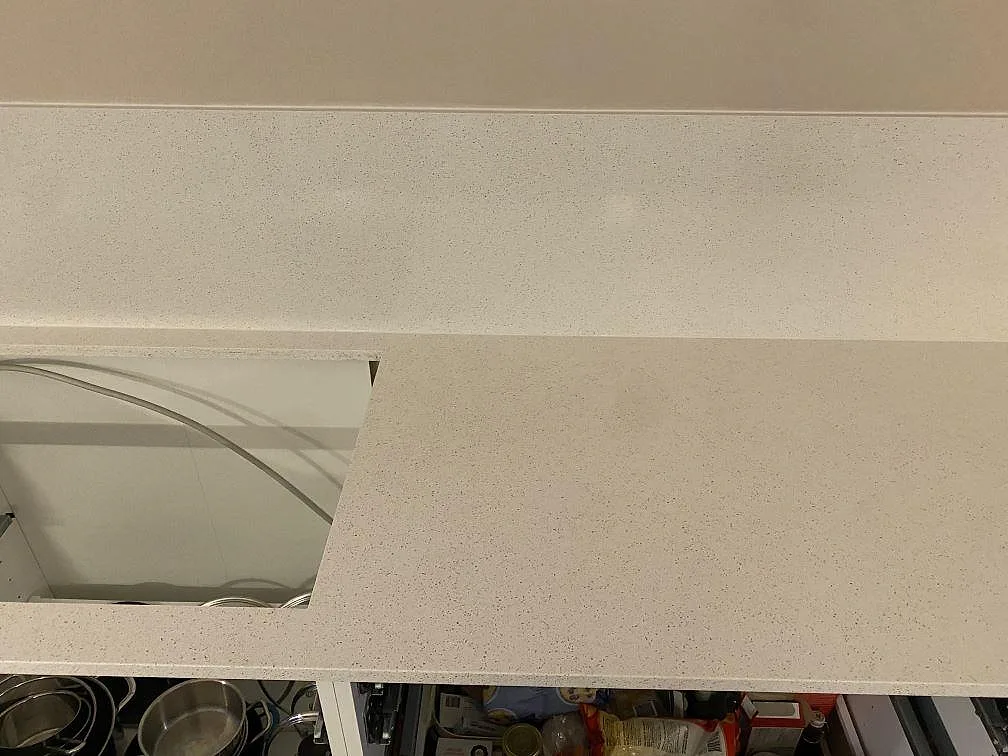 Køkkenbordplade i Silestone Blanco Maple 14, Bagsværd – billede 7