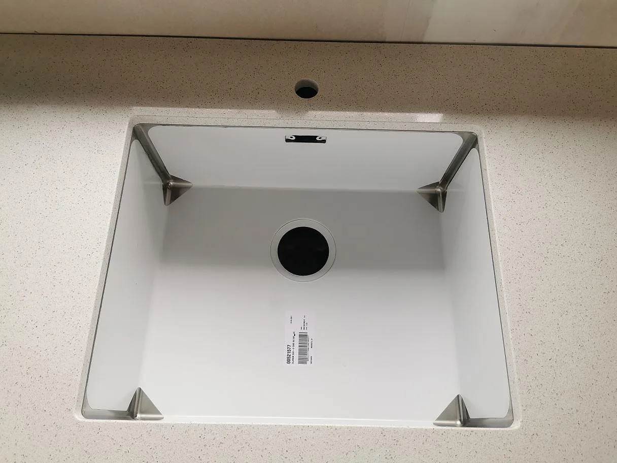 Køkkenbordplade i Silestone Blanco Maple, Grevie – billede 3