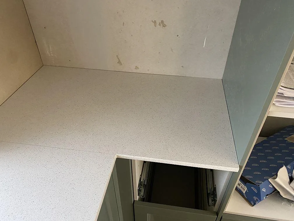 Køkkenbordplade i Silestone Blanco Maple 14, Klagshamn – billede 6