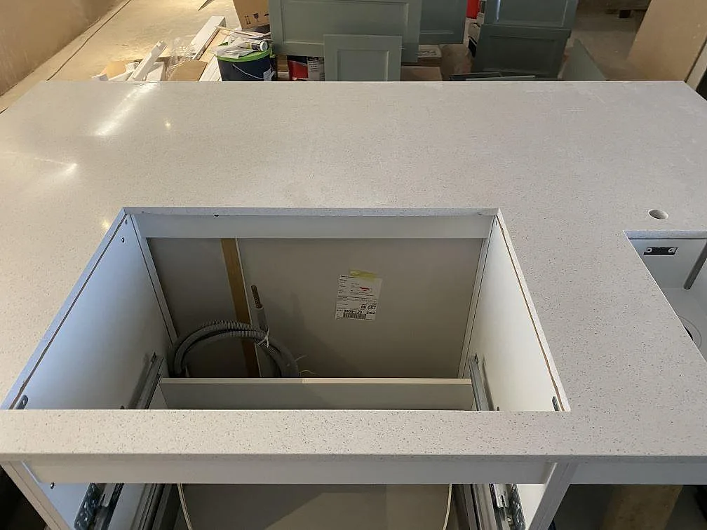 Køkkenbordplade i Silestone Blanco Maple 14, Klagshamn – billede 3