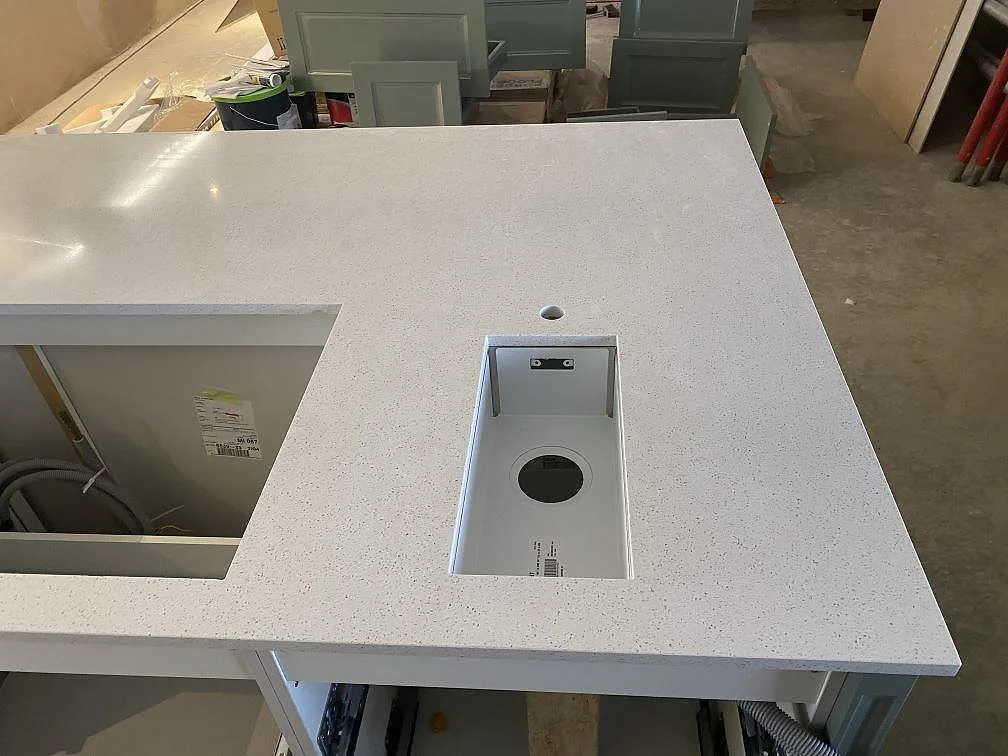 Køkkenbordplade i Silestone Blanco Maple 14, Klagshamn – billede 3