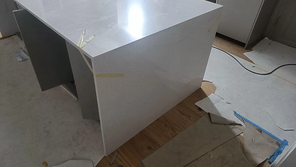Køkkenbordplade i Silestone Blanco Maple 14, Lund – billede 7