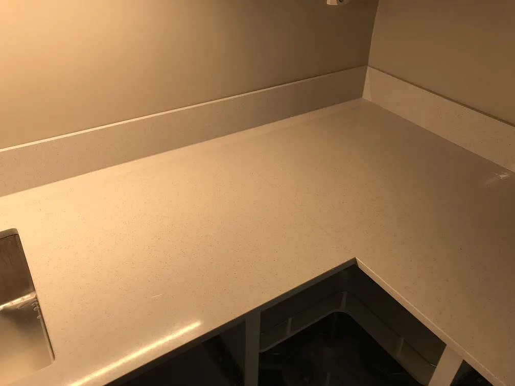 Køkkenbordplade i Silestone Blanco Maple 14, Malmö – billede 2