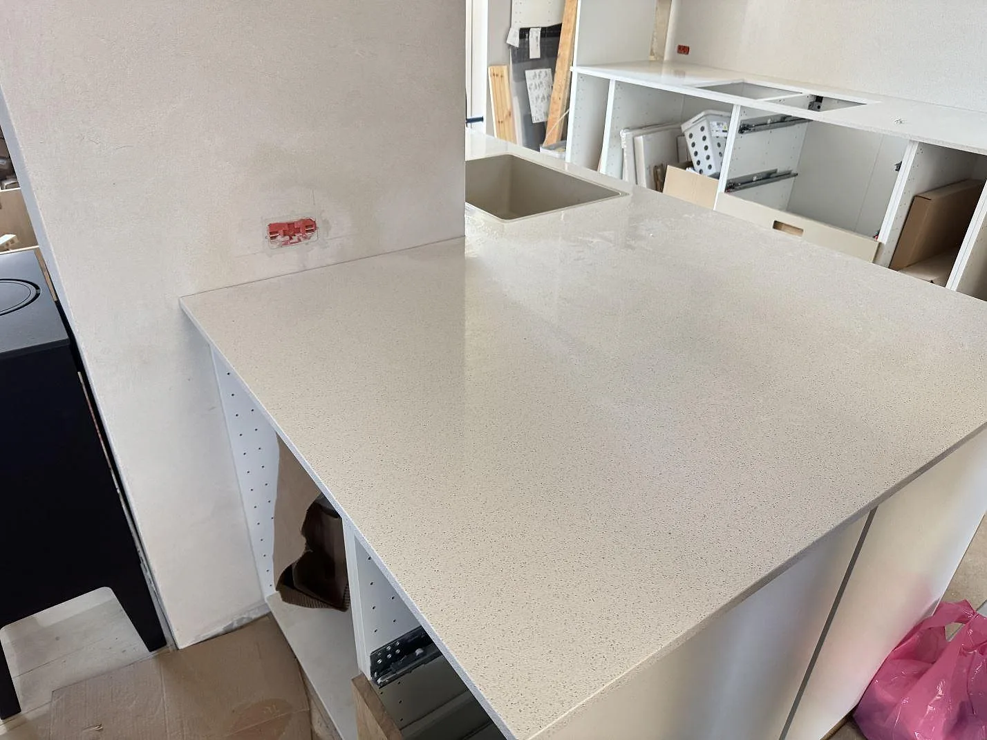 Køkkenbordplade i Silestone Blanco Maple 14, Viby J, Aarhus – billede 3
