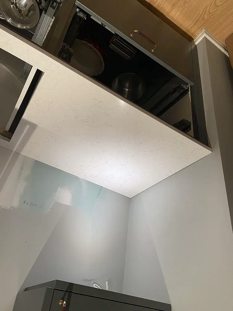 Køkkenbordplade i Silestone Blanco Orion, Åhus – billede 7