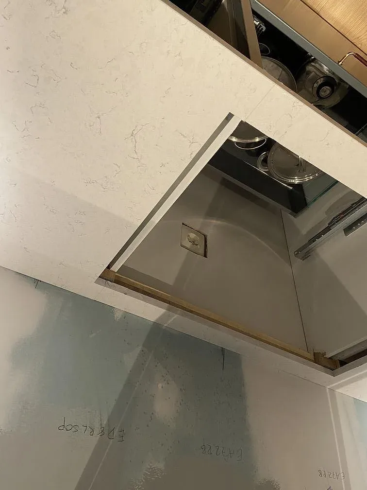 Køkkenbordplade i Silestone Blanco Orion, Åhus – billede 5
