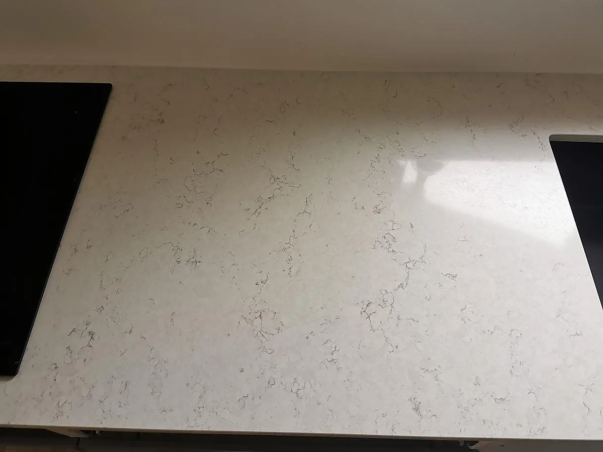 Køkkenbordplade i Silestone Blanco Orion, Anderslöv – billede 5