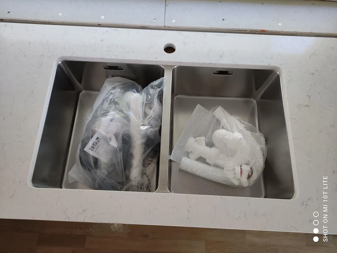 Køkkenbordplade i Silestone Blanco Orion, Bromma – billede 3