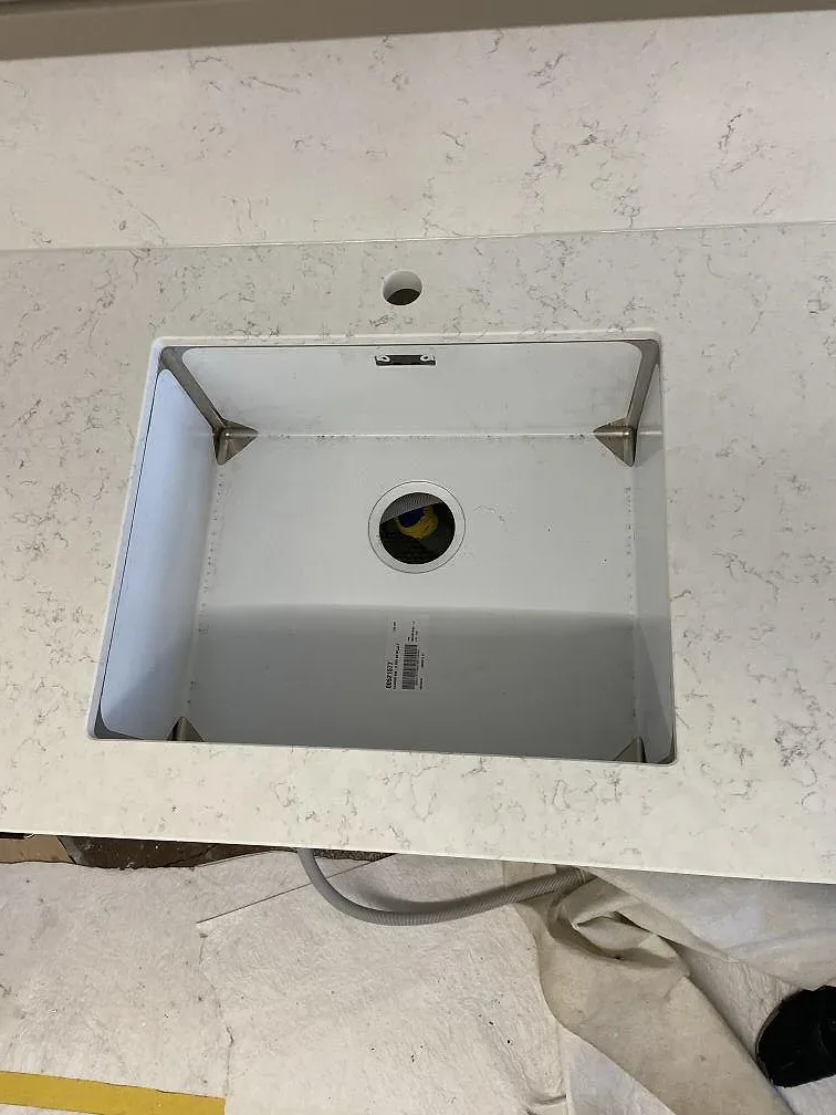 Køkkenbordplade i Silestone Blanco Orion, Göteborg – billede 2