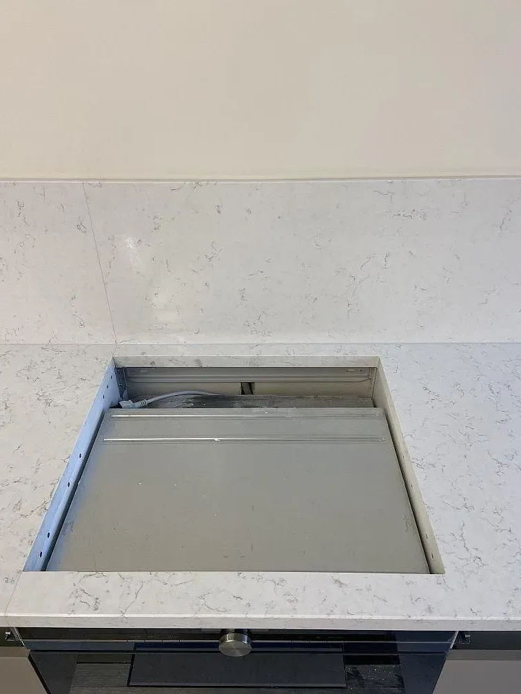 Køkkenbordplade i Silestone Blanco Orion, Göteborg – billede 4