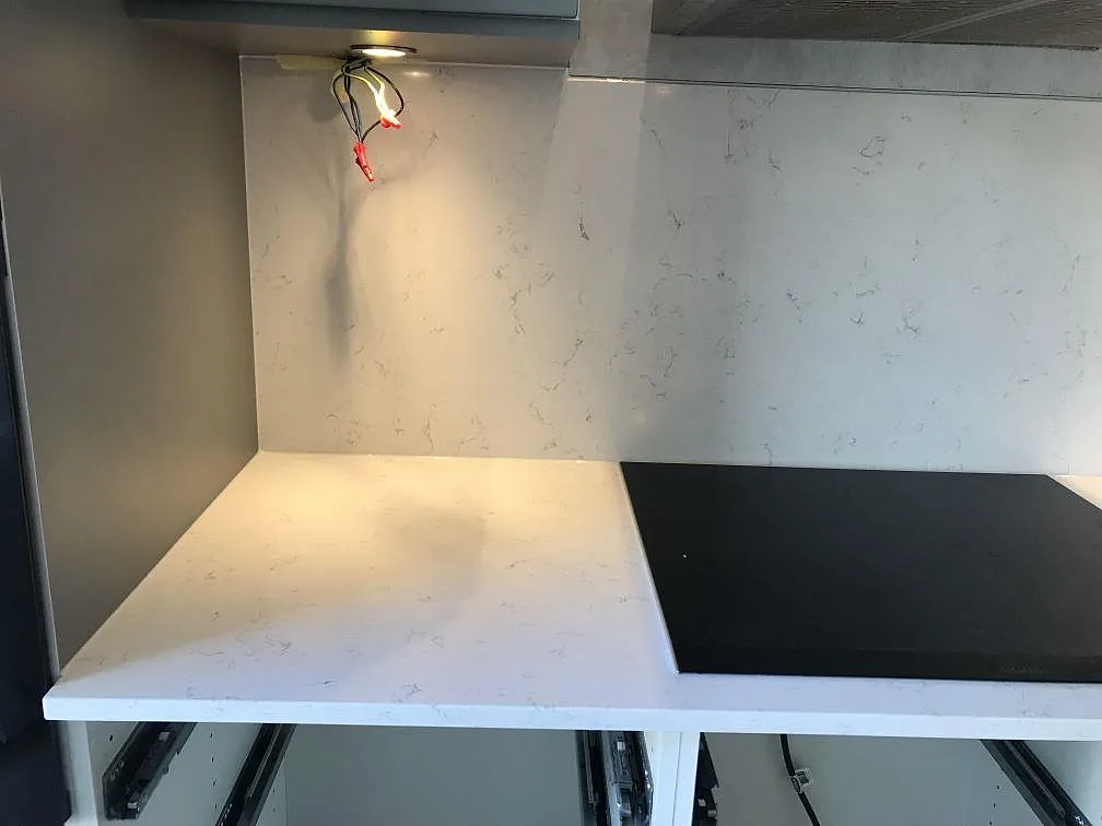 Køkkenbordplade i Silestone Blanco Orion, Jönköping – billede 4