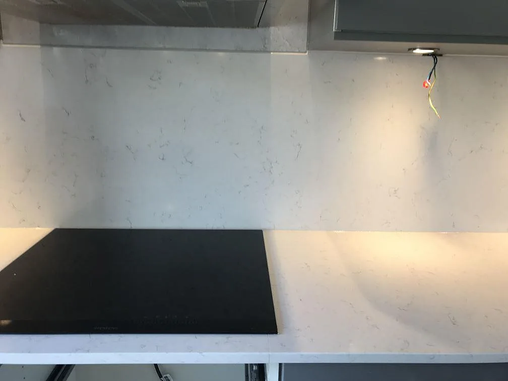 Køkkenbordplade i Silestone Blanco Orion, Jönköping – billede 6