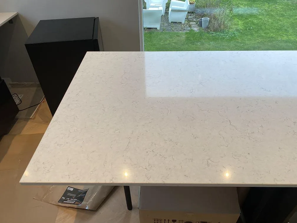 Køkkenbordplade i Silestone Blanco Orion, Malmö – billede 5