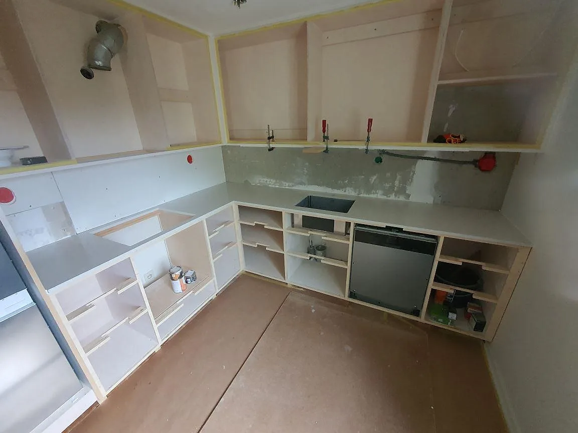 Gennemført projekt: Køkkenbordplade i Silestone Blanco Orion, Sundbyberg.