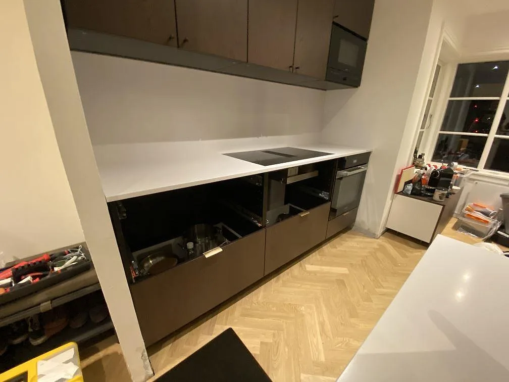 Køkkenbordplade i Silestone Blanco Zeus Extreme, Rödovre – billede 2