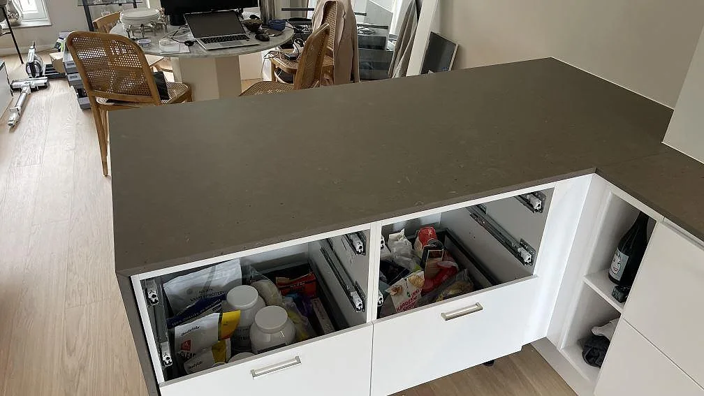 Køkkenbordplade i Silestone Brass relish, Hjärup – billede 3