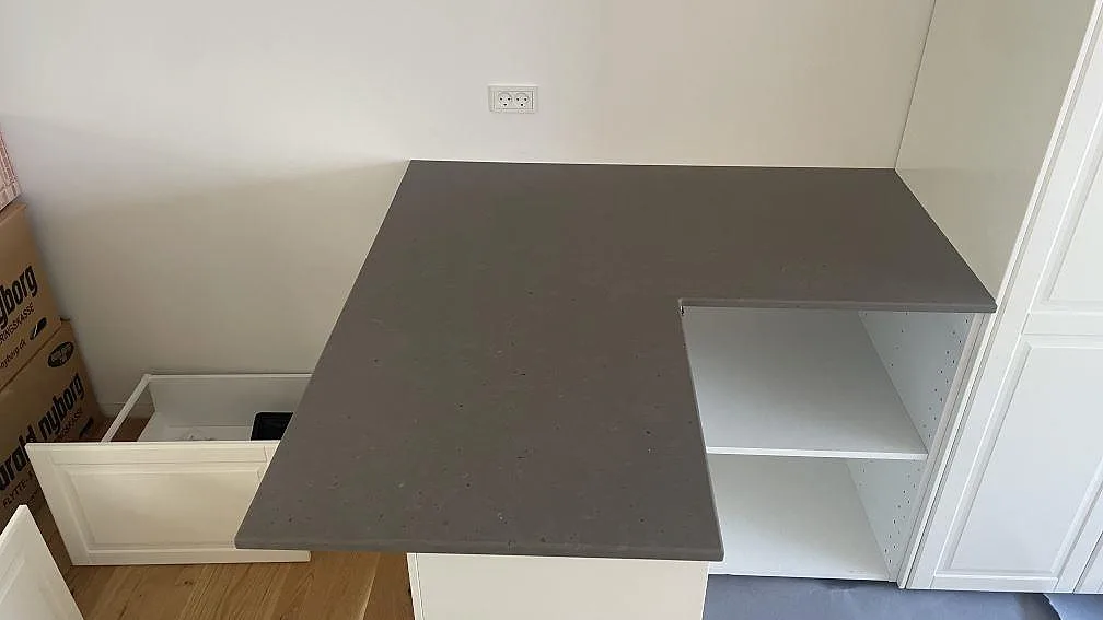 Køkkenbordplade i Silestone Brass relish, Hørsholm – billede 5