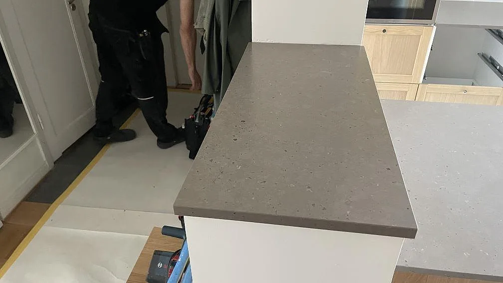 Køkkenbordplade i Silestone Brass relish, Malmö – billede 8