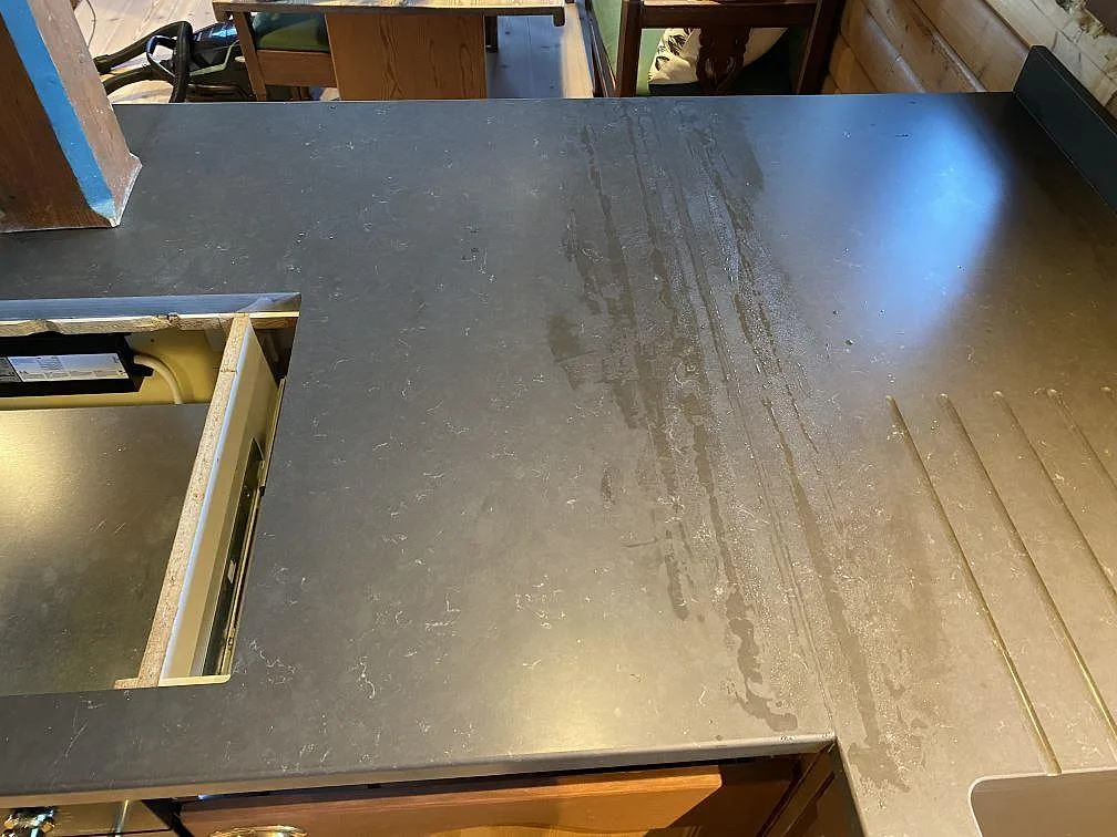 Køkkenbordplade i Silestone Calypso, Båstad – billede 8