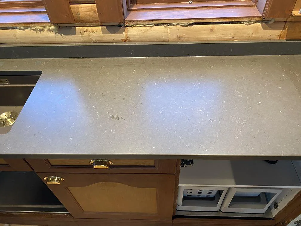 Køkkenbordplade i Silestone Calypso, Båstad – billede 3