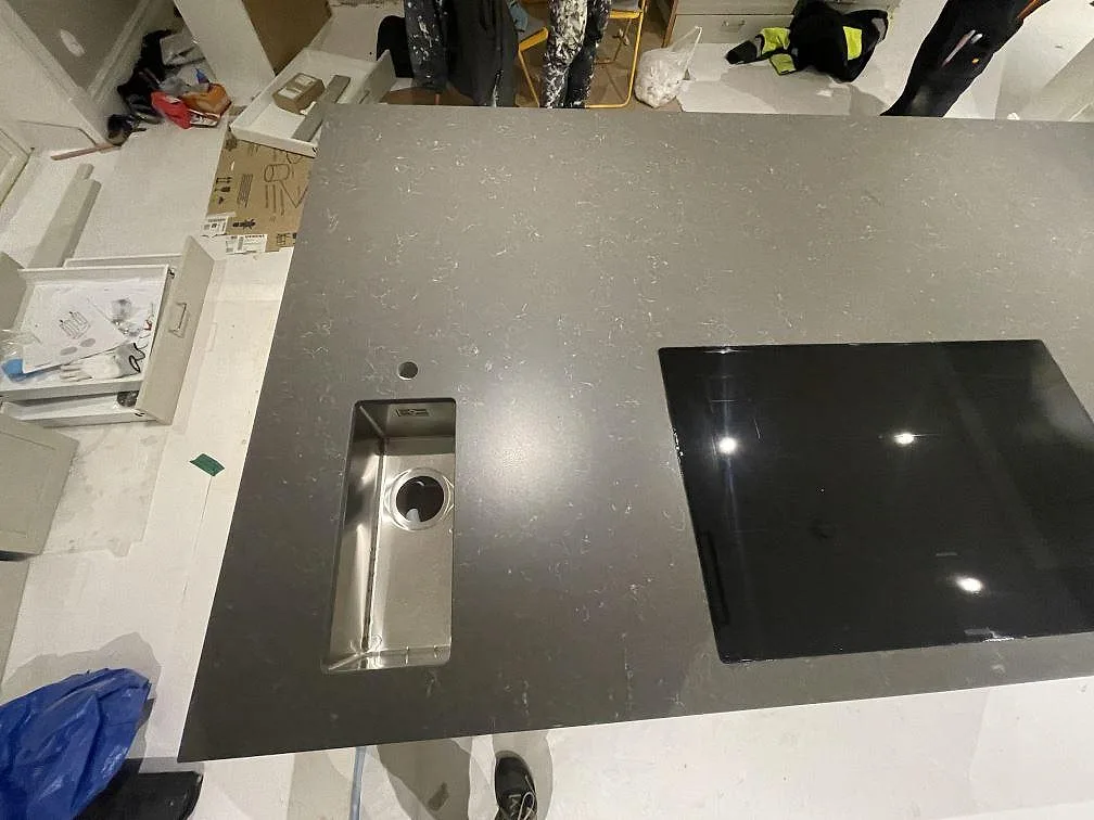 Køkkenbordplade i Silestone Calypso, Heberg – billede 8
