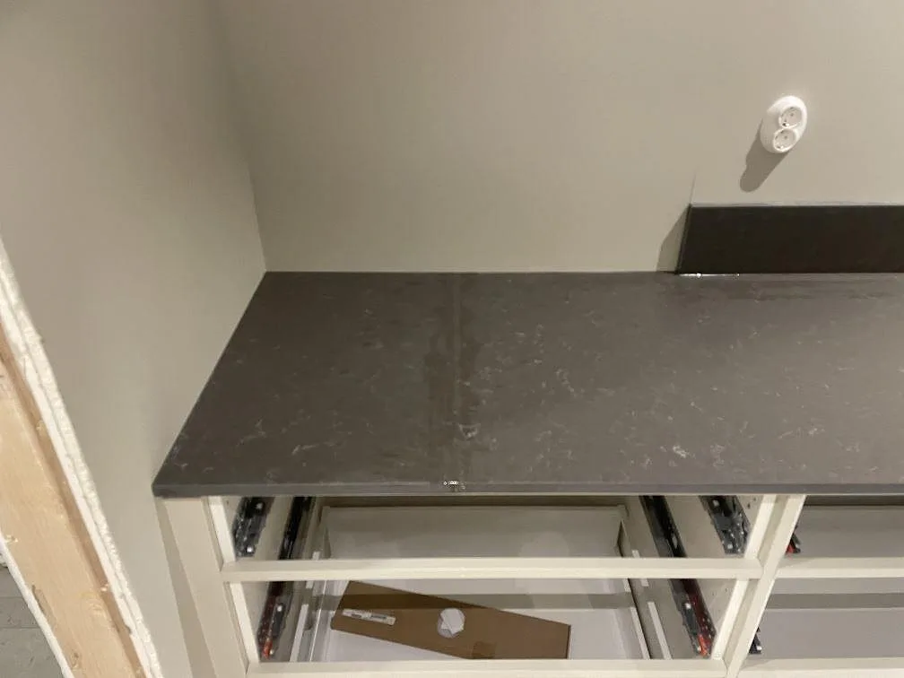 Køkkenbordplade i Silestone Calypso, Heberg – billede 3