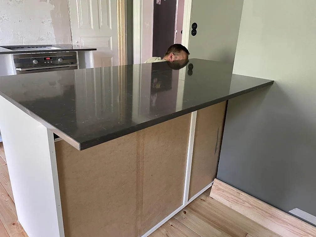 Køkkenbordplade i Silestone Calypso, Malmö – billede 5