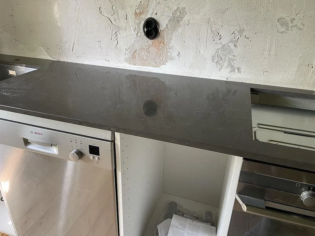 Køkkenbordplade i Silestone Calypso, Malmö – billede 2