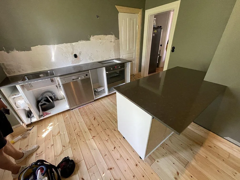 Køkkenbordplade i Silestone Calypso, Malmö – billede 8