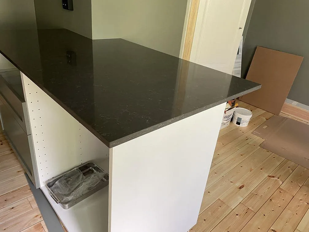 Køkkenbordplade i Silestone Calypso, Malmö – billede 4