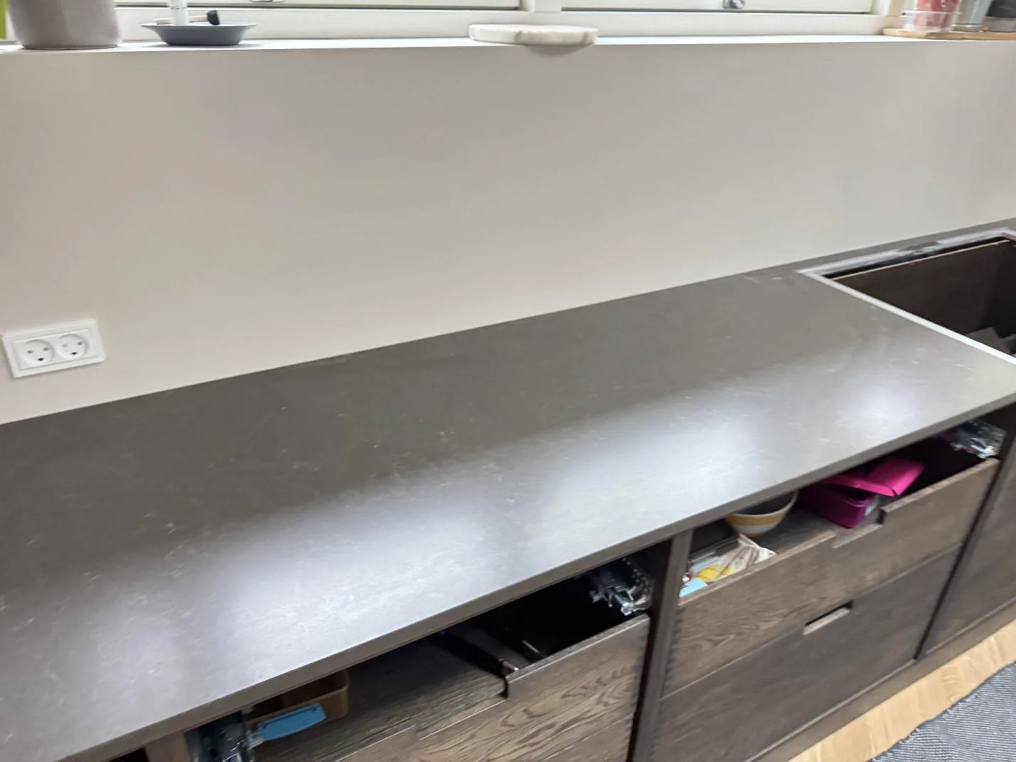 Køkkenbordplade i Silestone Calypso, Virum – billede 3