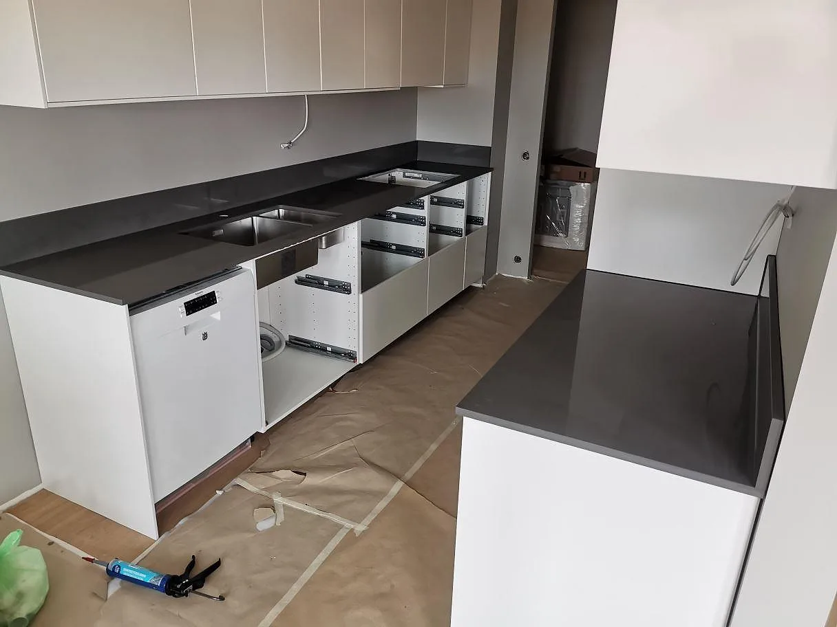 Køkkenbordplade i Silestone Cemento Spa, Helsingborg