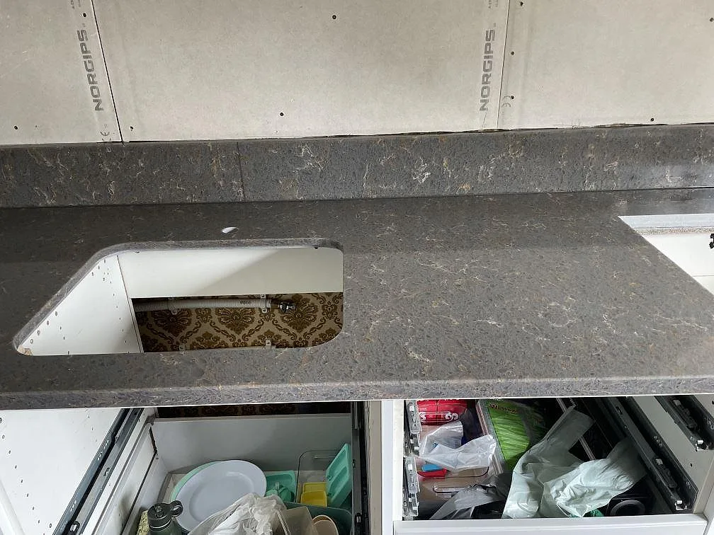 Køkkenbordplade i Silestone Cooper Mist, Lerum – billede 4