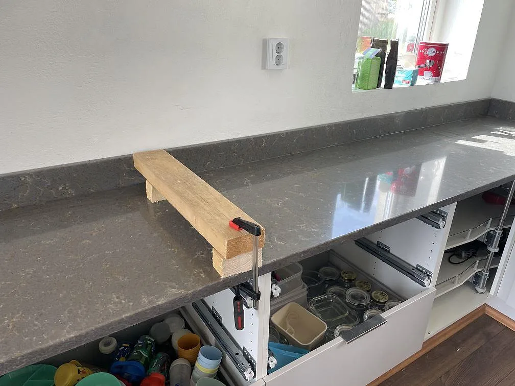Køkkenbordplade i Silestone Cooper Mist, Ystad – billede 6