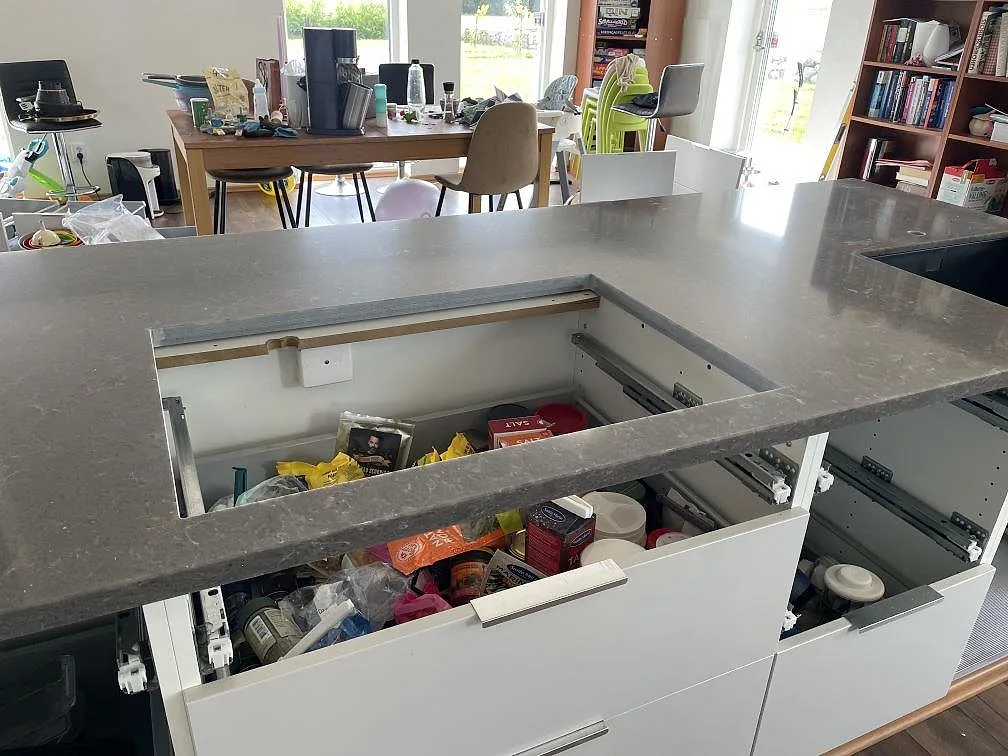 Køkkenbordplade i Silestone Cooper Mist, Ystad – billede 4