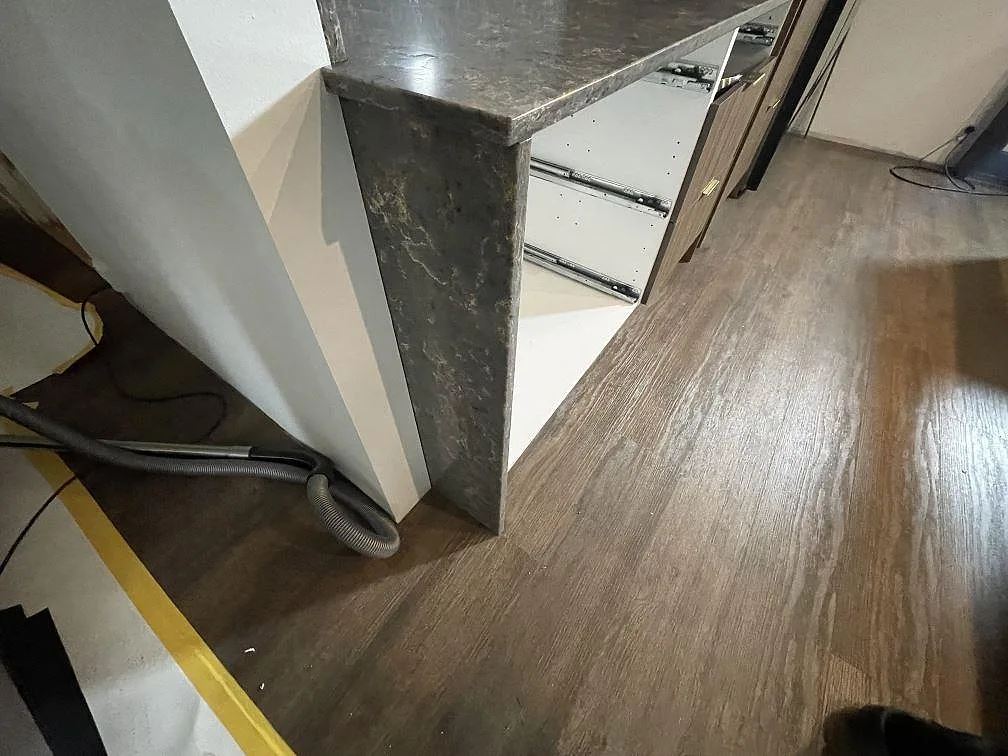 Køkkenbordplade i Silestone Copper Mist, Åkersberga – billede 5